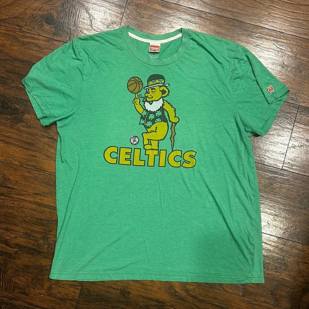 Vintage Boston Celtics x Grateful Dead  Baseball NBA Homage Men's Size 2XL